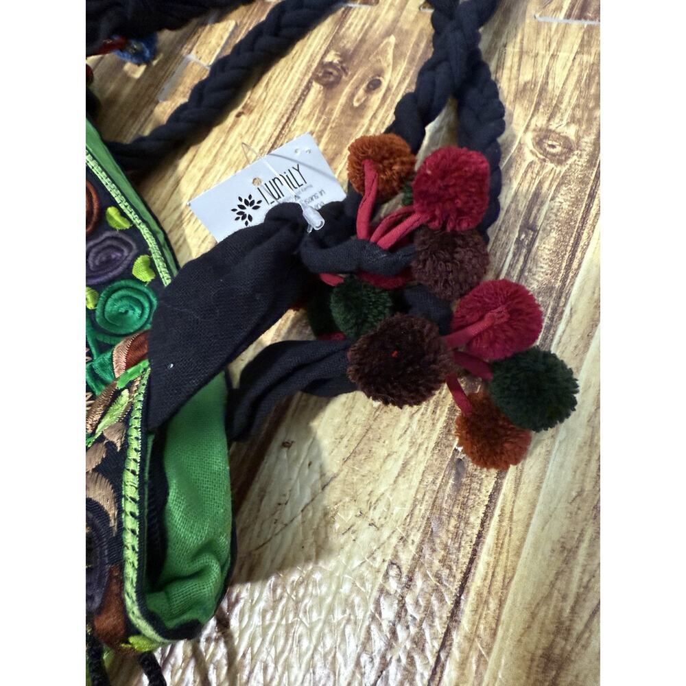 Disney Parks Lumily Thailand Handmade Embroidered Tassel Shoulder Bag - Picture 4 of 12